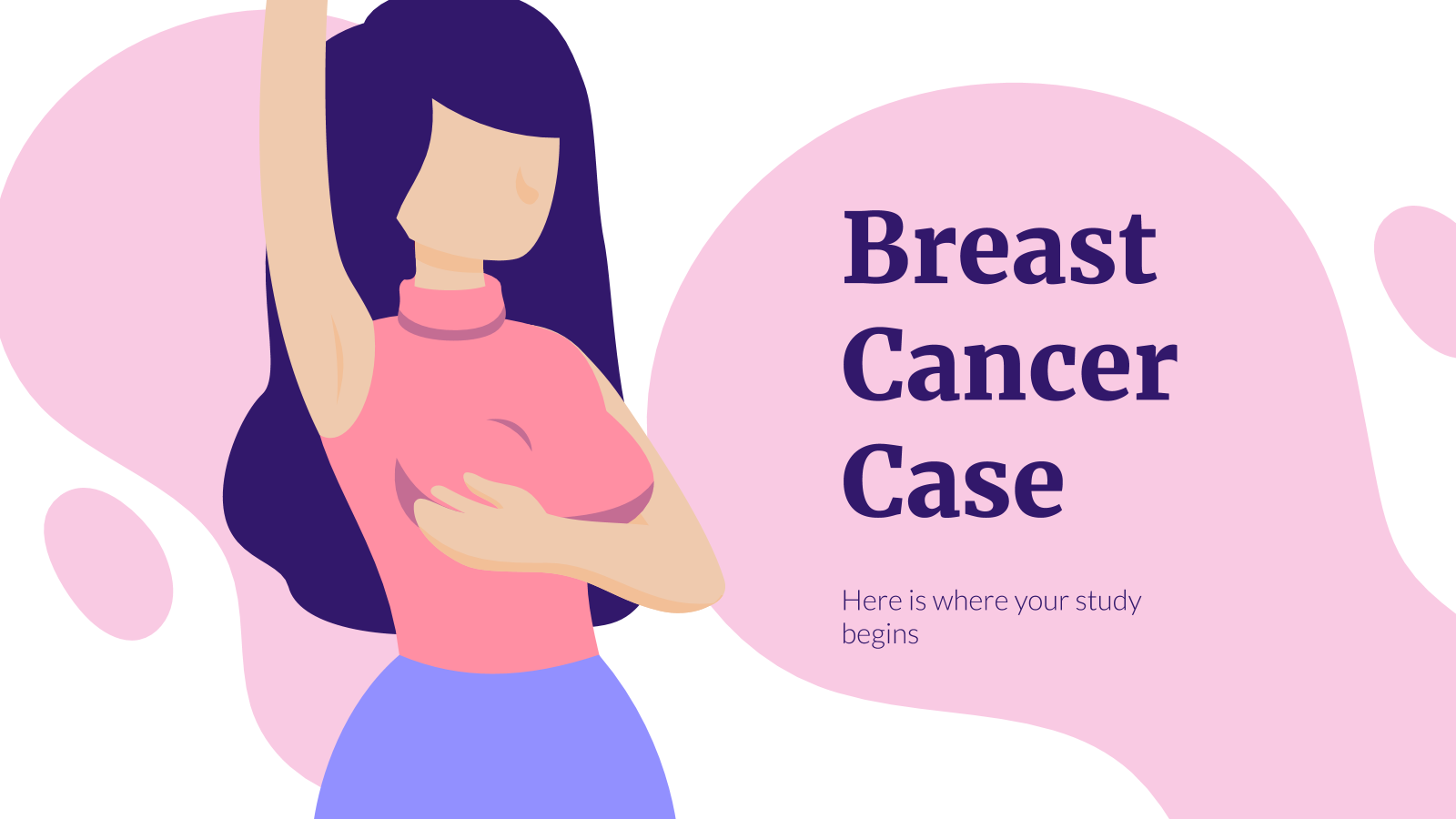 乳腺癌案例和PowerPoint模板